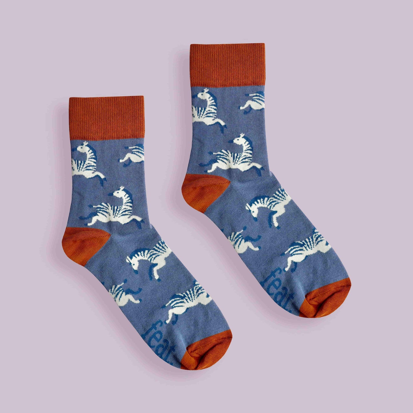 Men’s Galloping Zebra socks