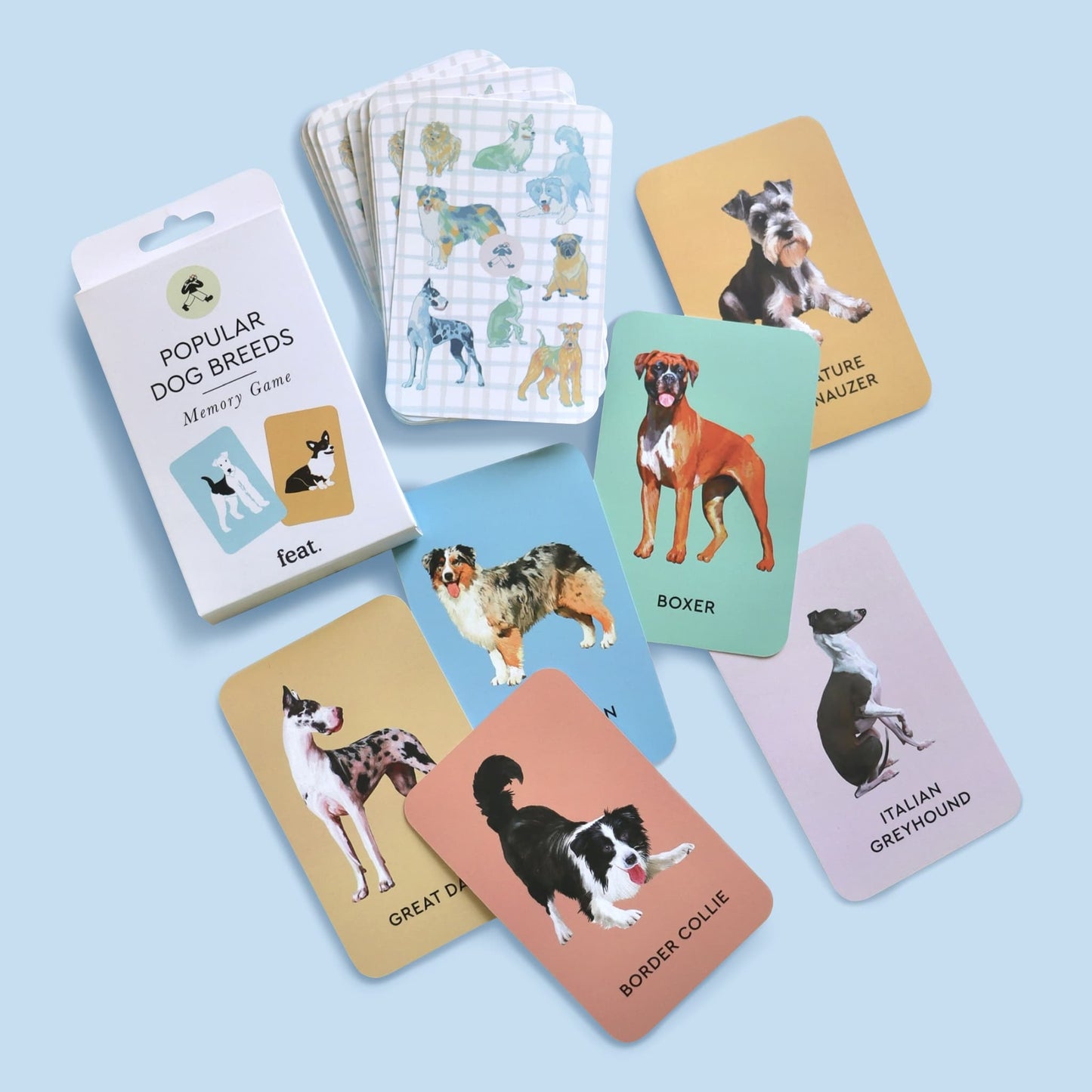 Popular Dog Breeds Memory Game