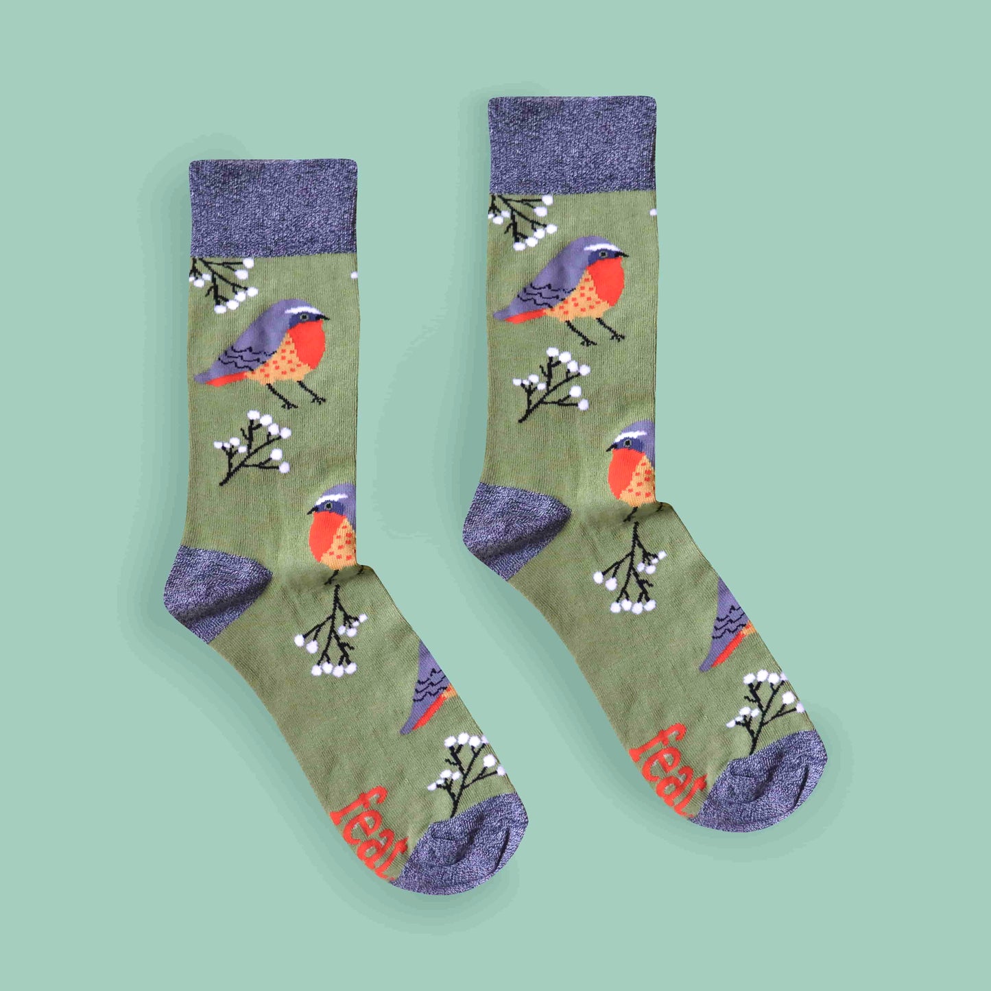 Men's Cape Robin-chat socks