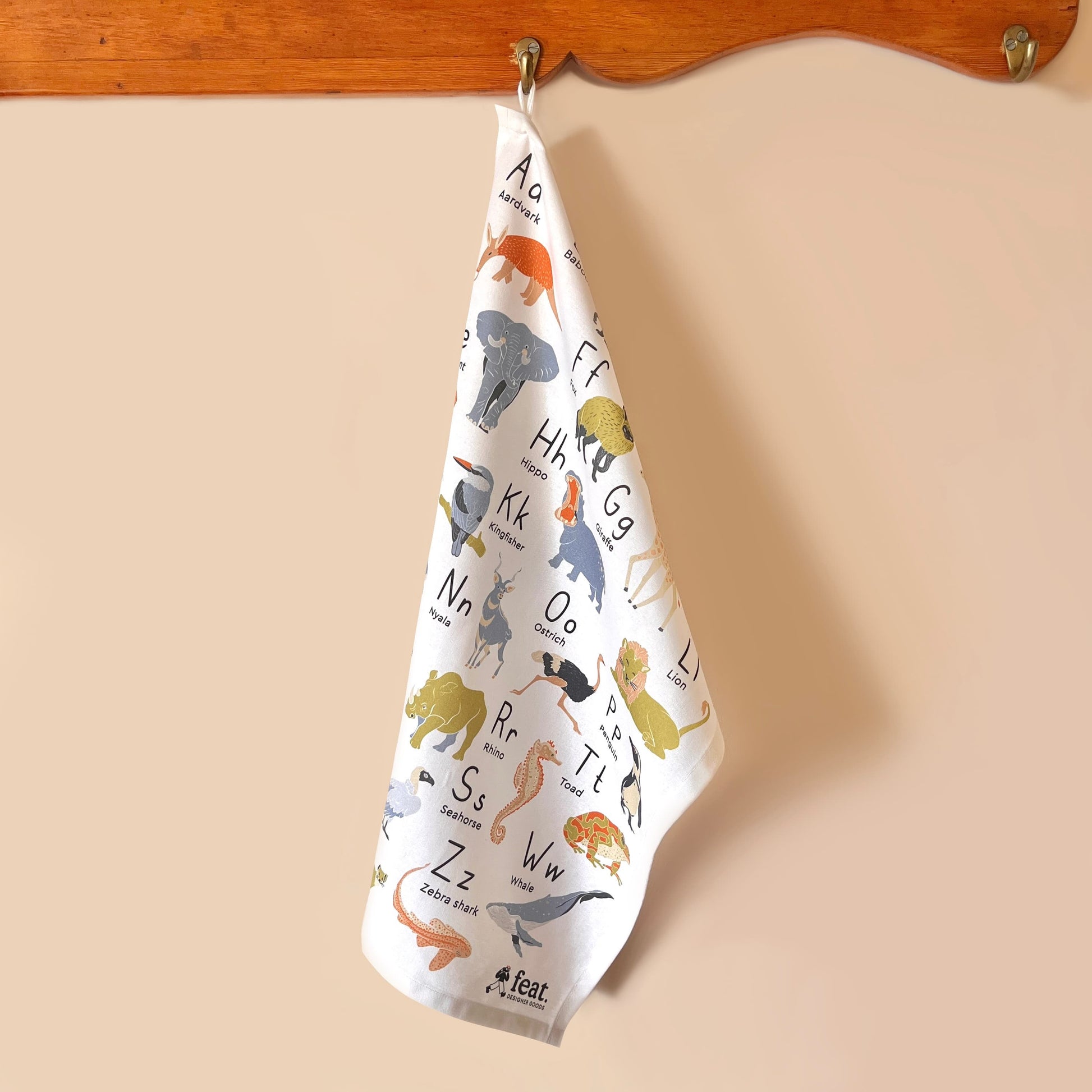 A-Z Explorer Tea Towel/Wall-Hanging 2