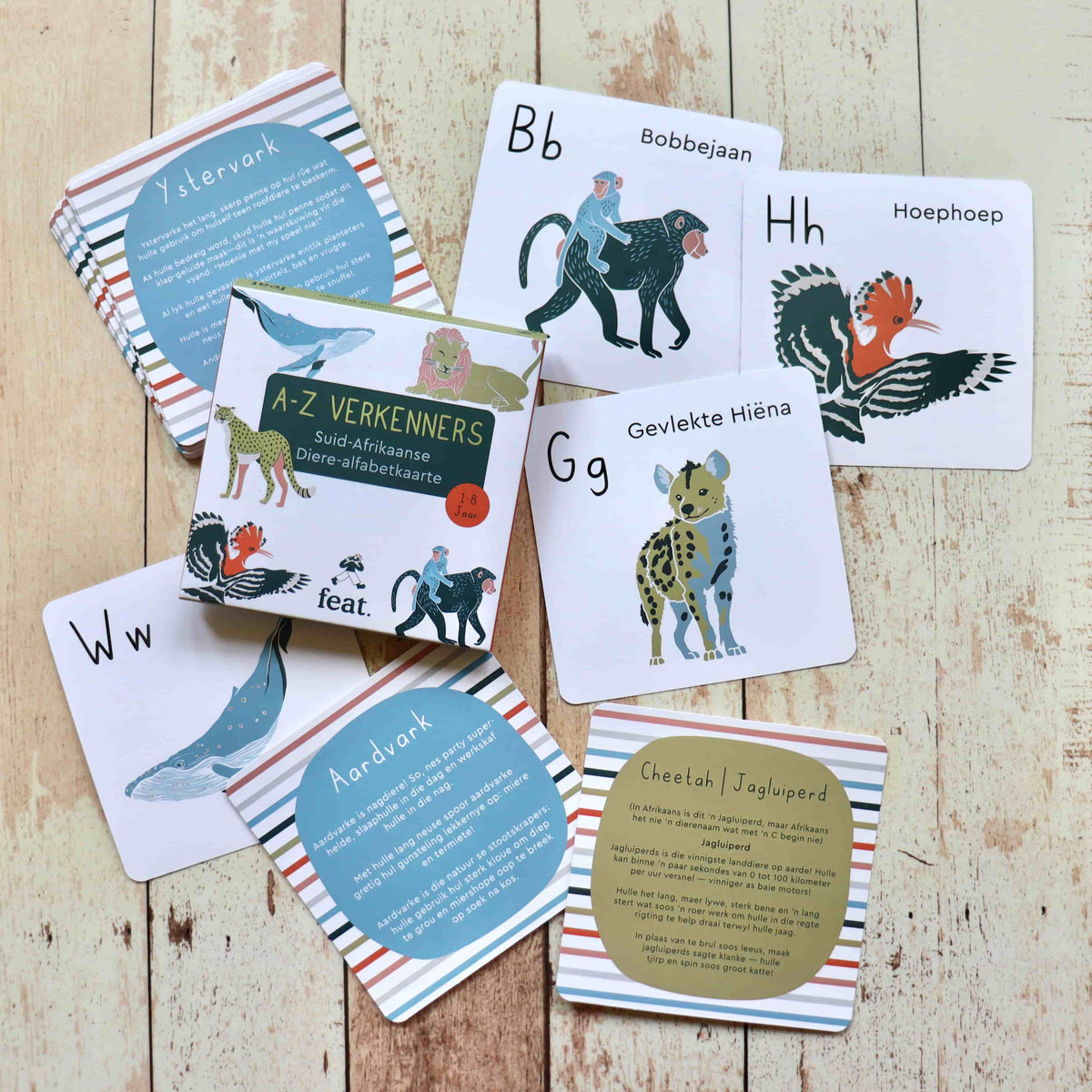 Kids’ Alphabet Flash Card Game | South African Animals – Feat. Designer ...
