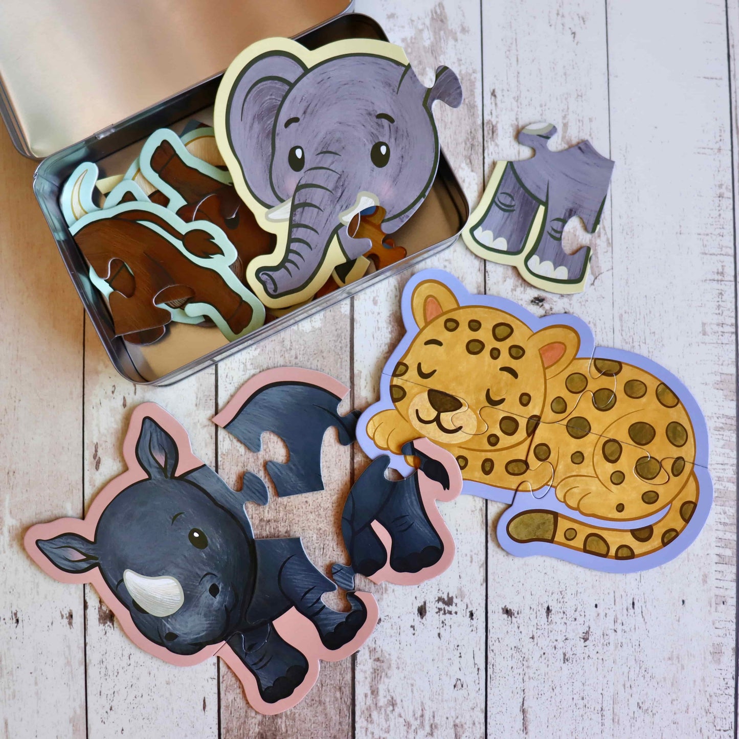 The Big Five Animal Puzzles for kids 4