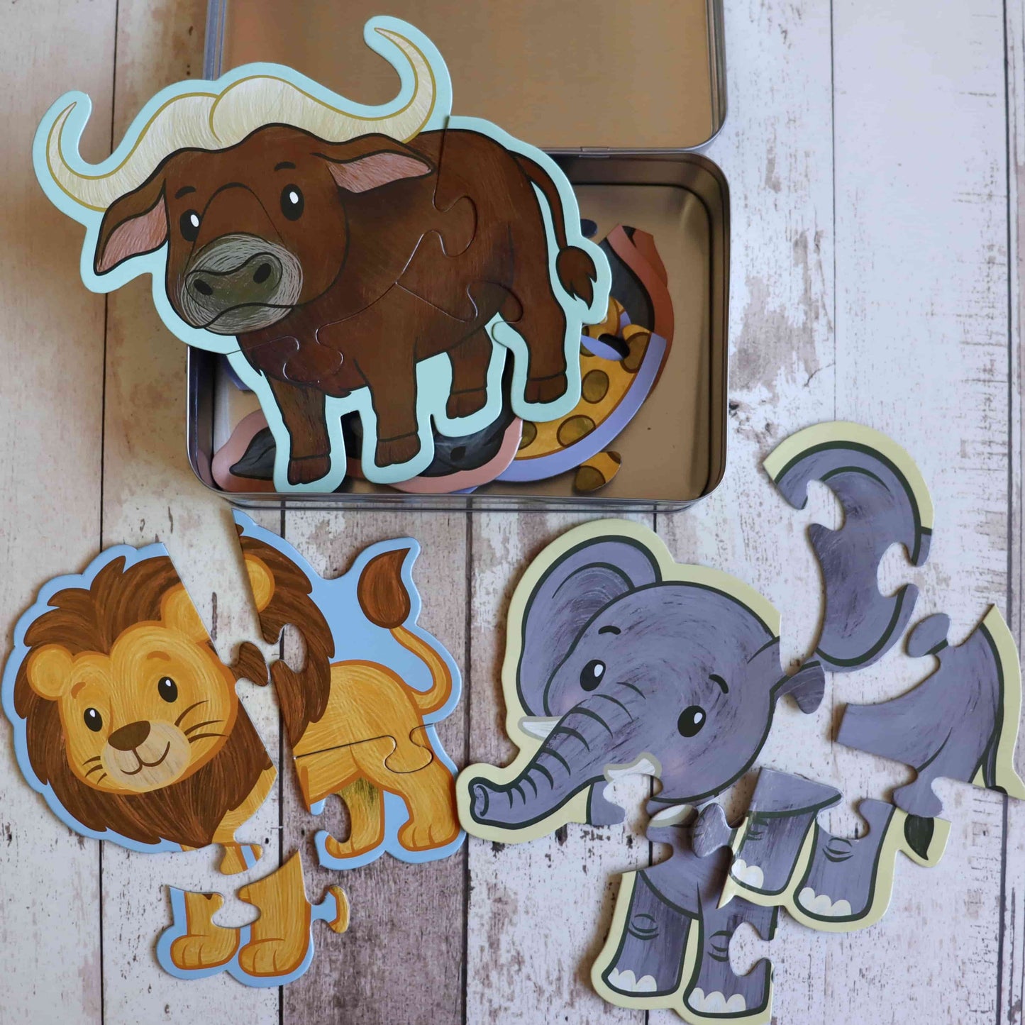 The Big Five Animal Puzzles for kids 2