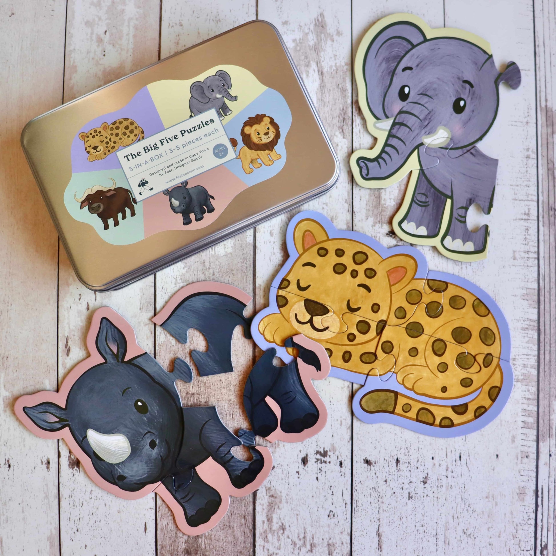 The Big Five Animal Puzzles for kids