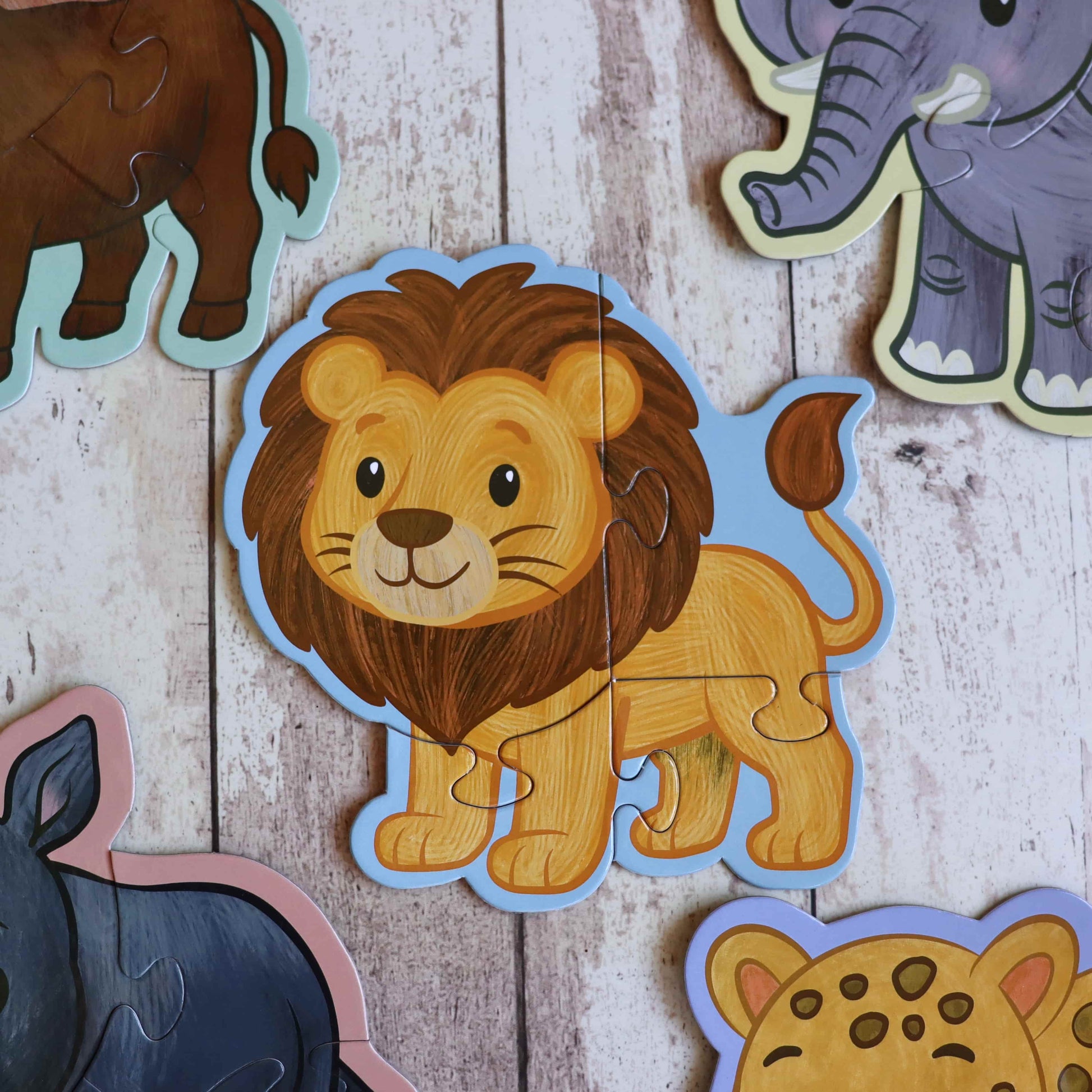 The Big Five Animal Puzzles for kids 5