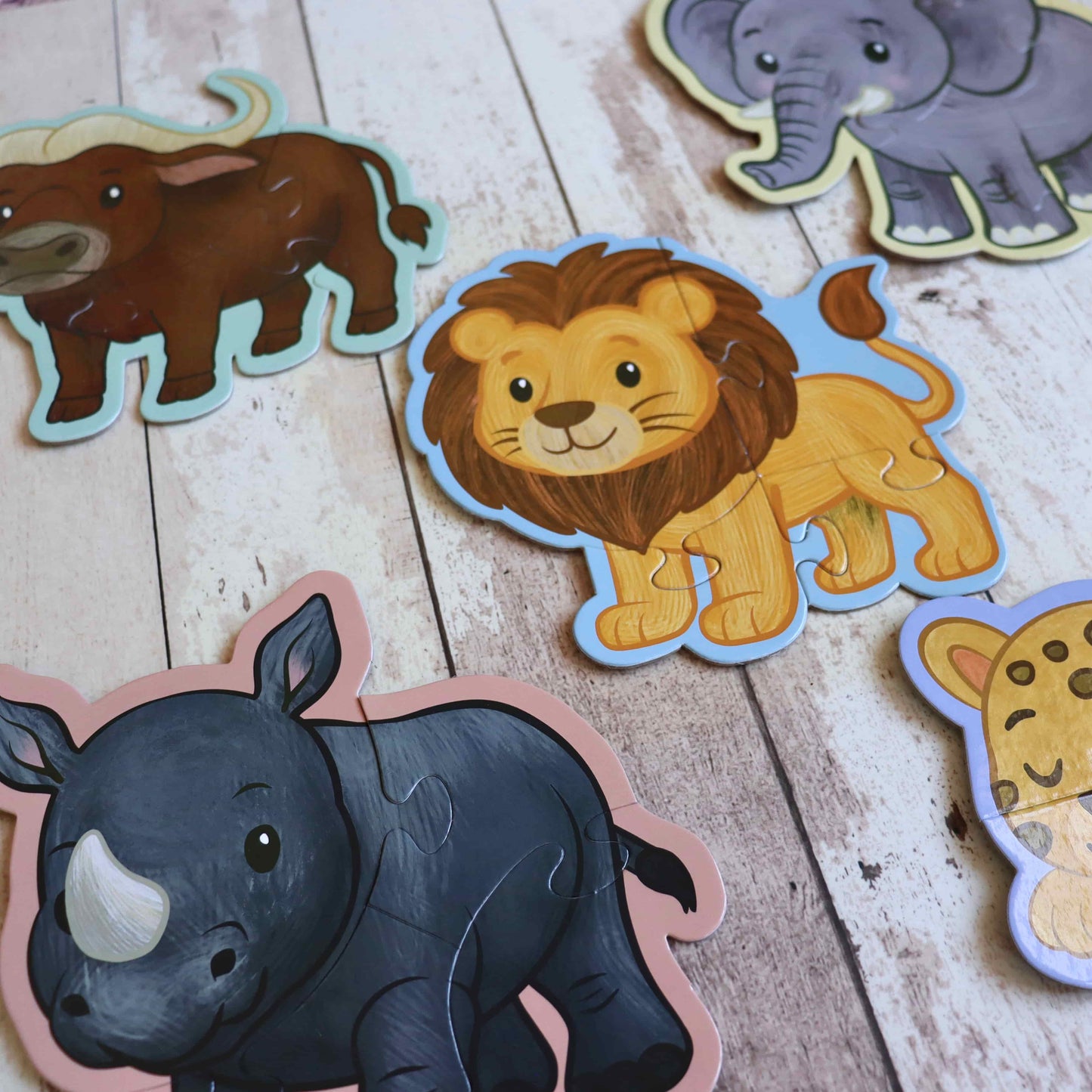 The Big Five Animal Puzzles for kids 10