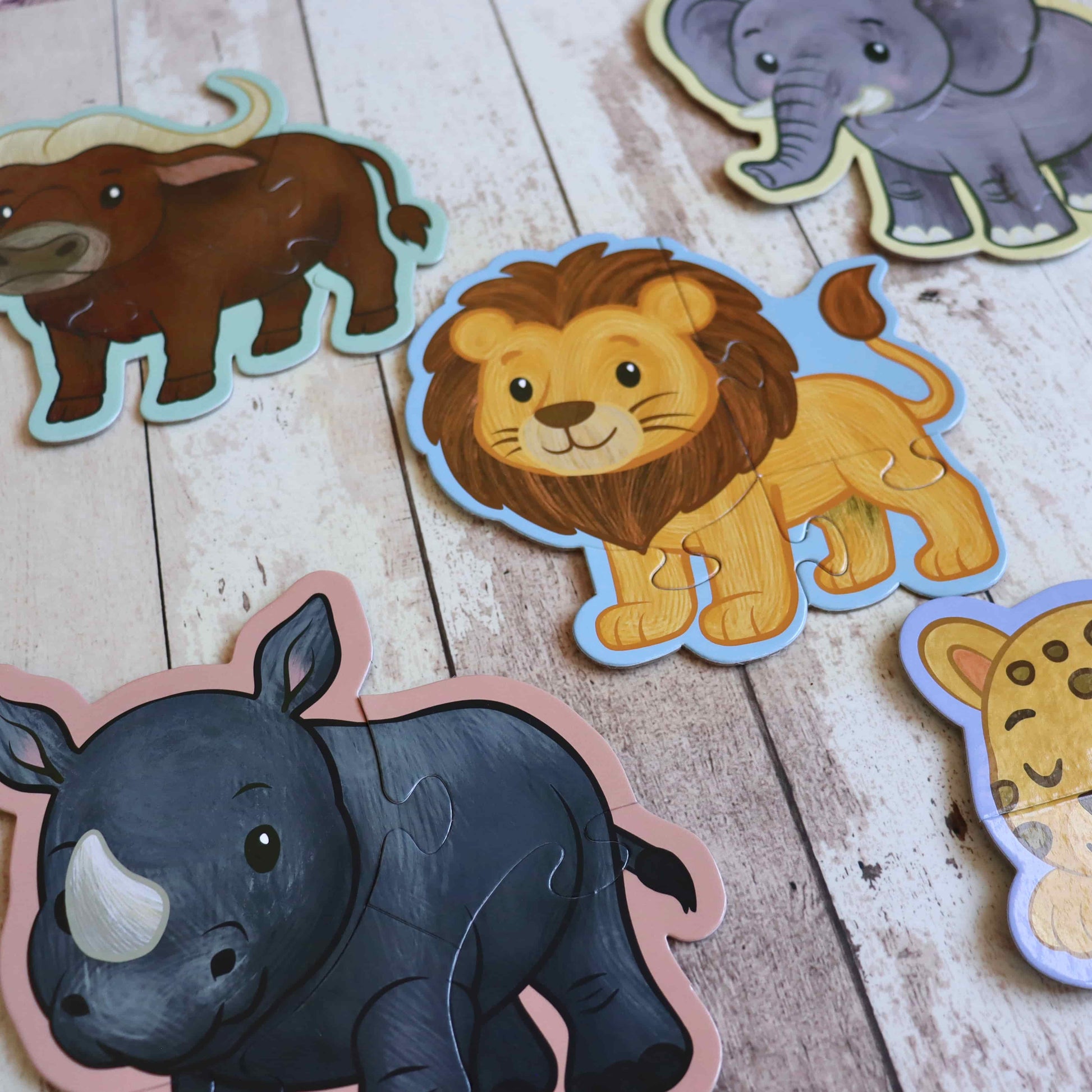 The Big Five Animal Puzzles for kids 10