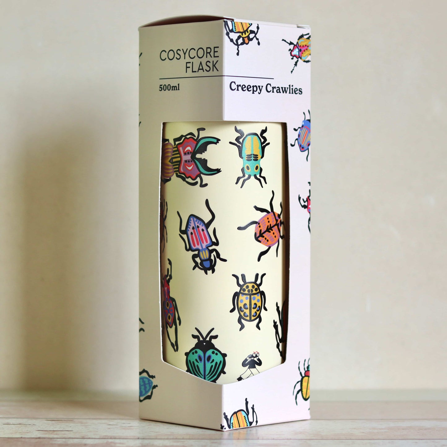 Creepy Crawlies CosyCore Flask 500ml | Bugs and Insects Bottle