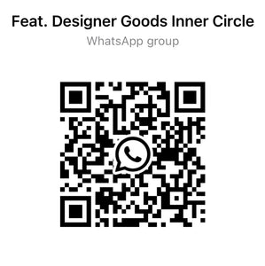 QR code for Feat. Designer Goods Inner Circle WhatsApp group