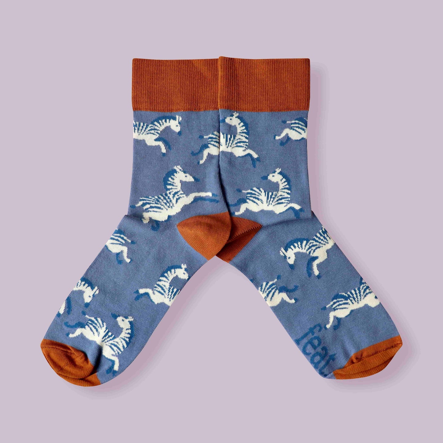 Men’s Galloping Zebra socks