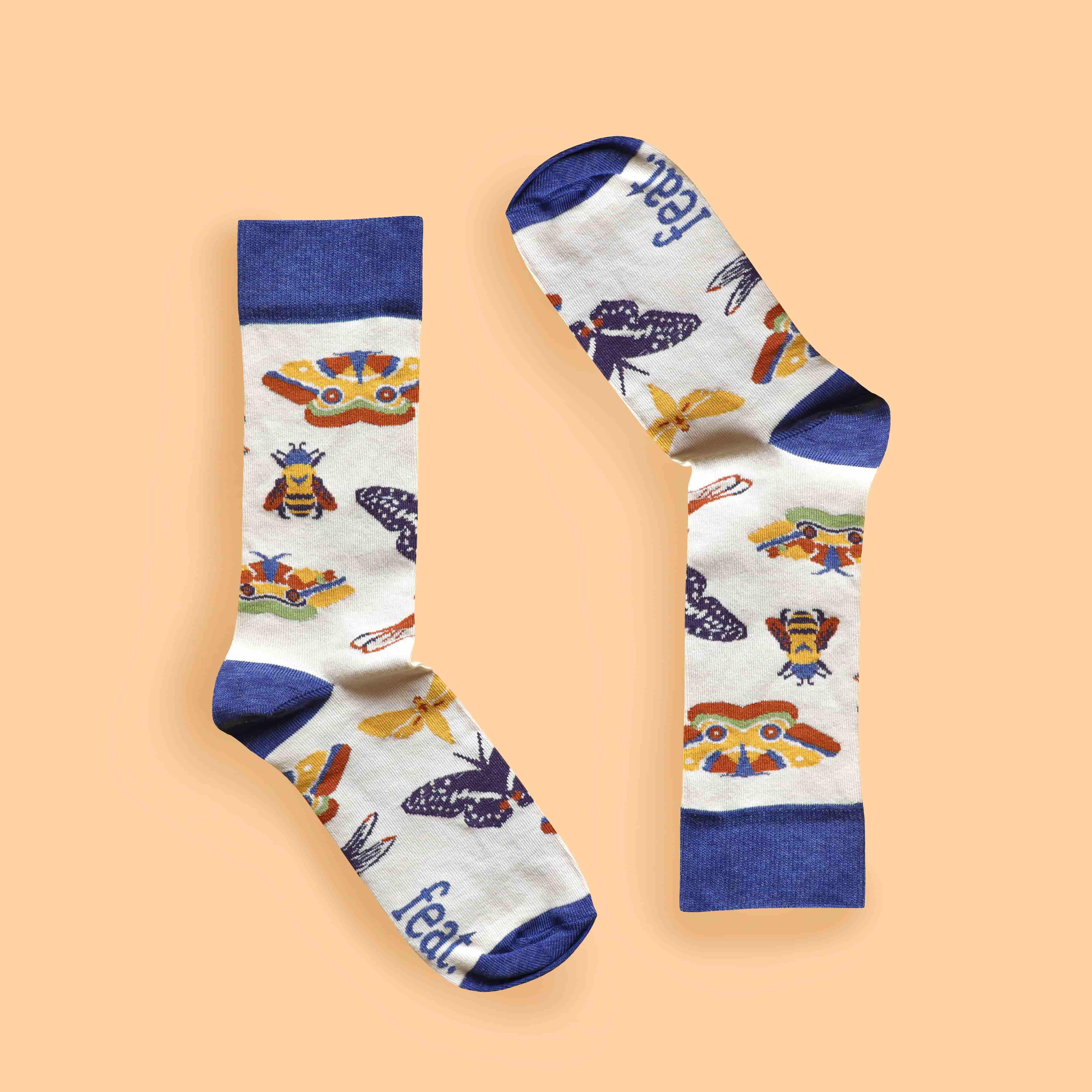 Insect Socks Ladies’ Bugs and Moth socks | Women’s designer socks South Africa ...