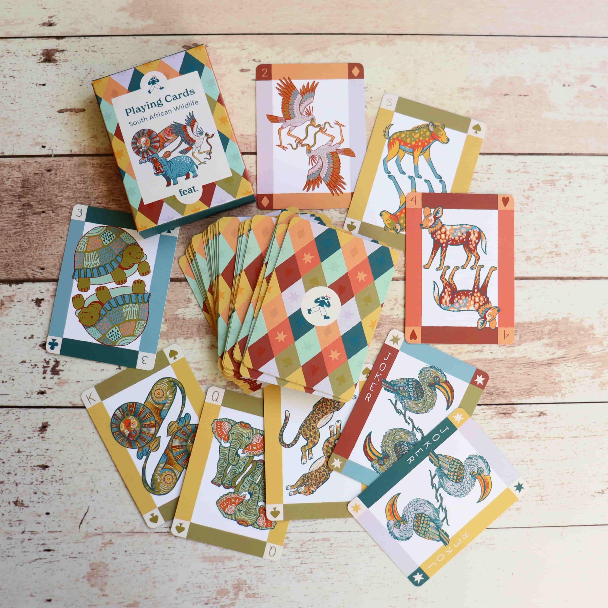 South African Wildlife Playing Cards 1