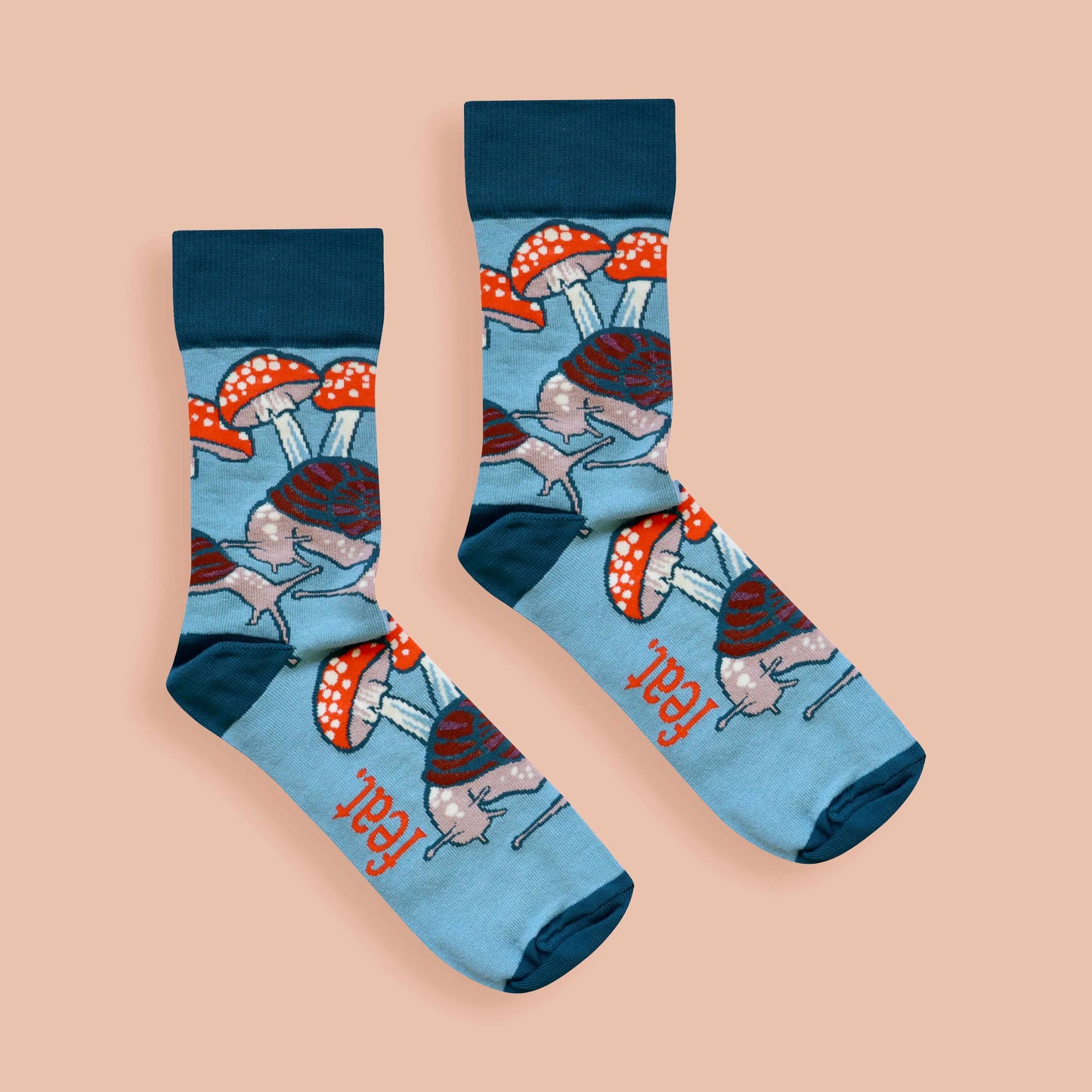Ladies’ Snails and Toadstools socks