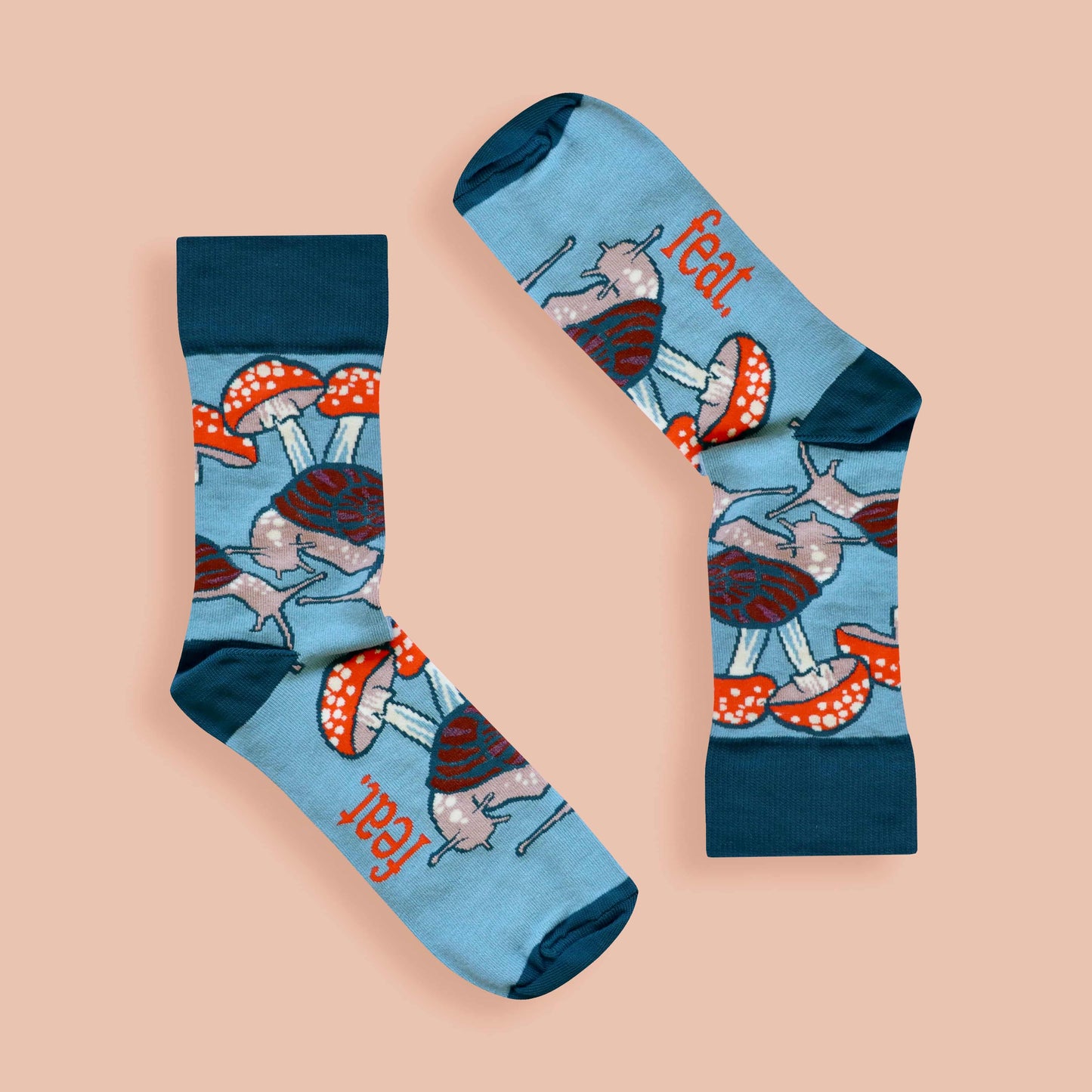 Ladies’ Snails and Toadstools socks