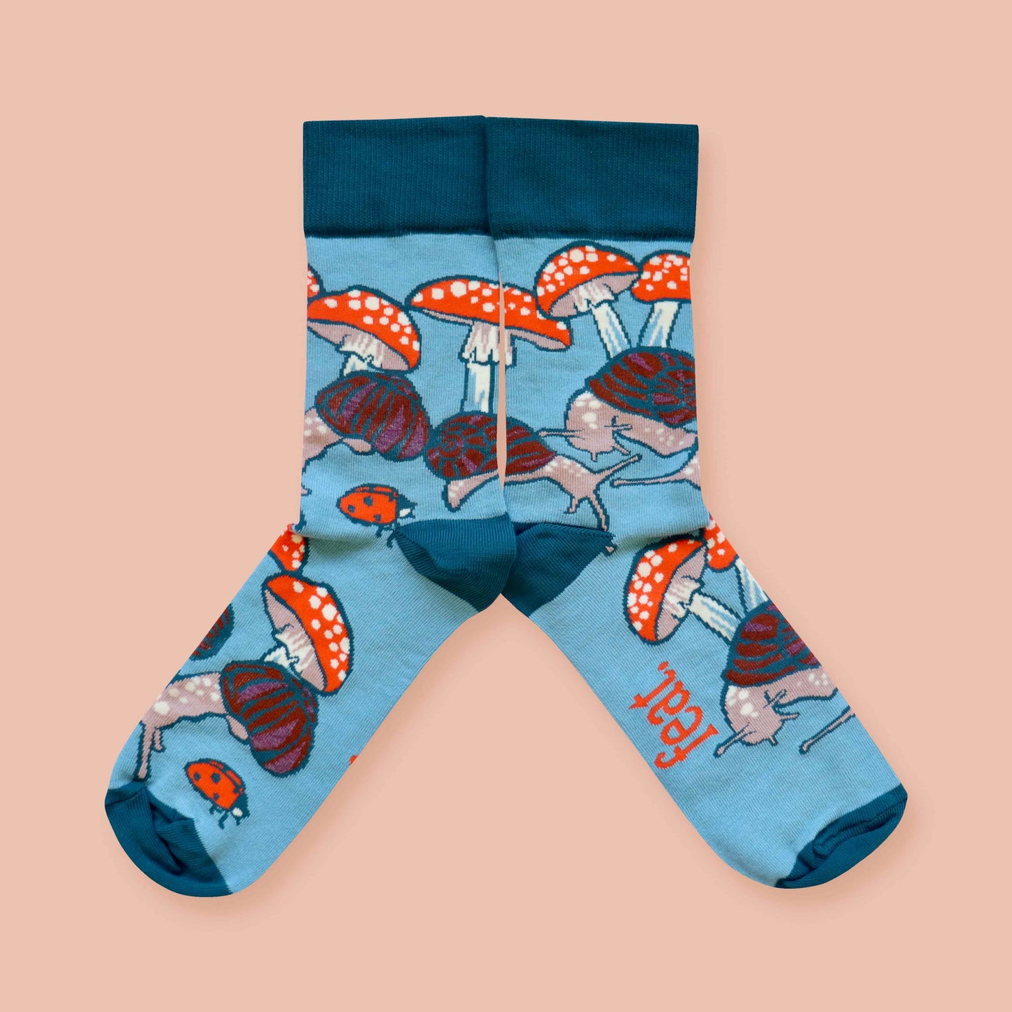 Ladies’ Snails and Toadstools socks