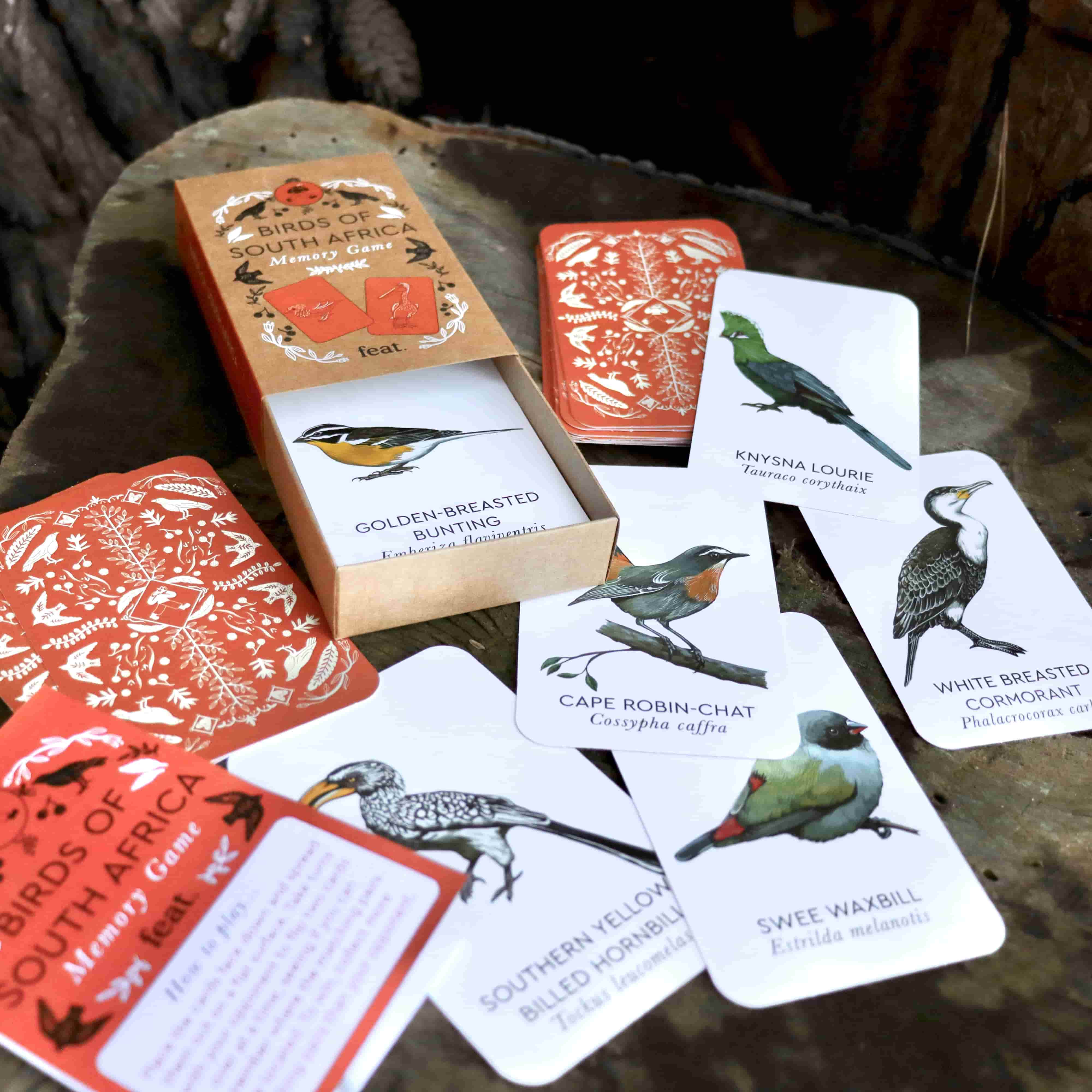 Birds of South Africa Memory Game