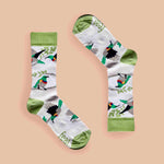 Sunbird socks made in a South Africa