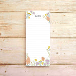 ‘Notes’ Wildflower Magnetic List Pad
