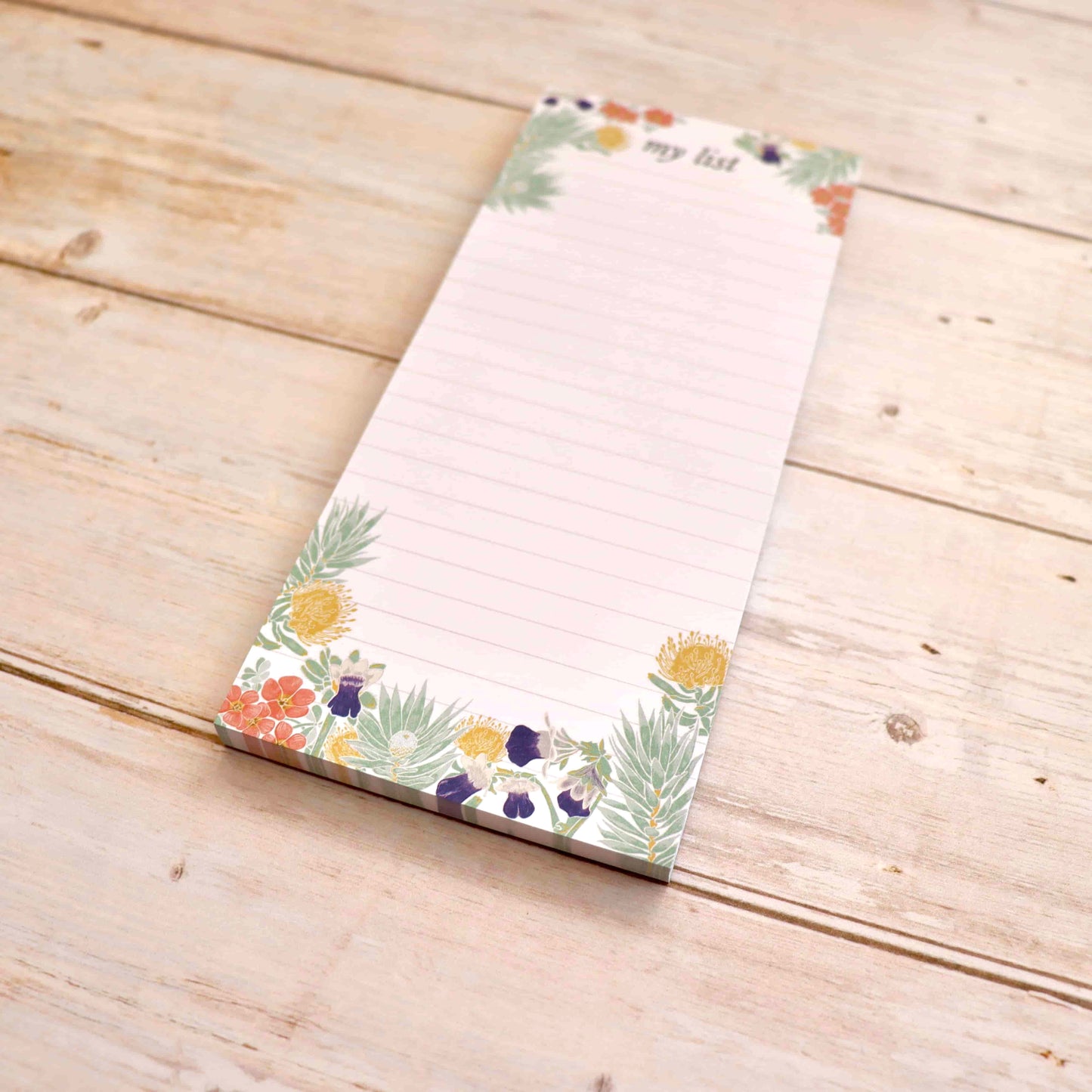 ‘My List’ Wildflower Magnetic List Pad