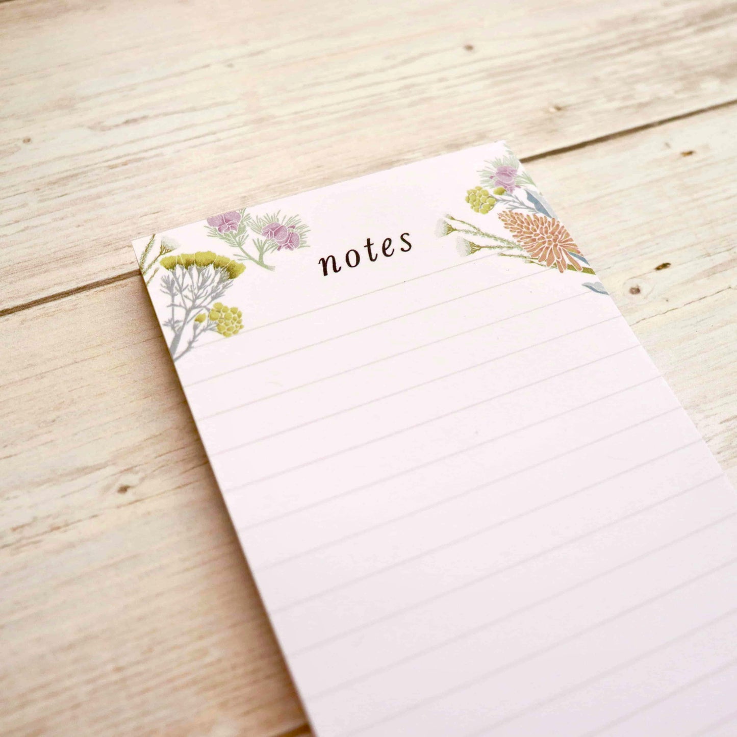 ‘Notes’ Wildflower Magnetic List Pad