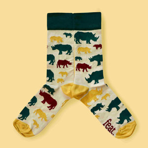 Men’s Milk & Forest Rhino socks