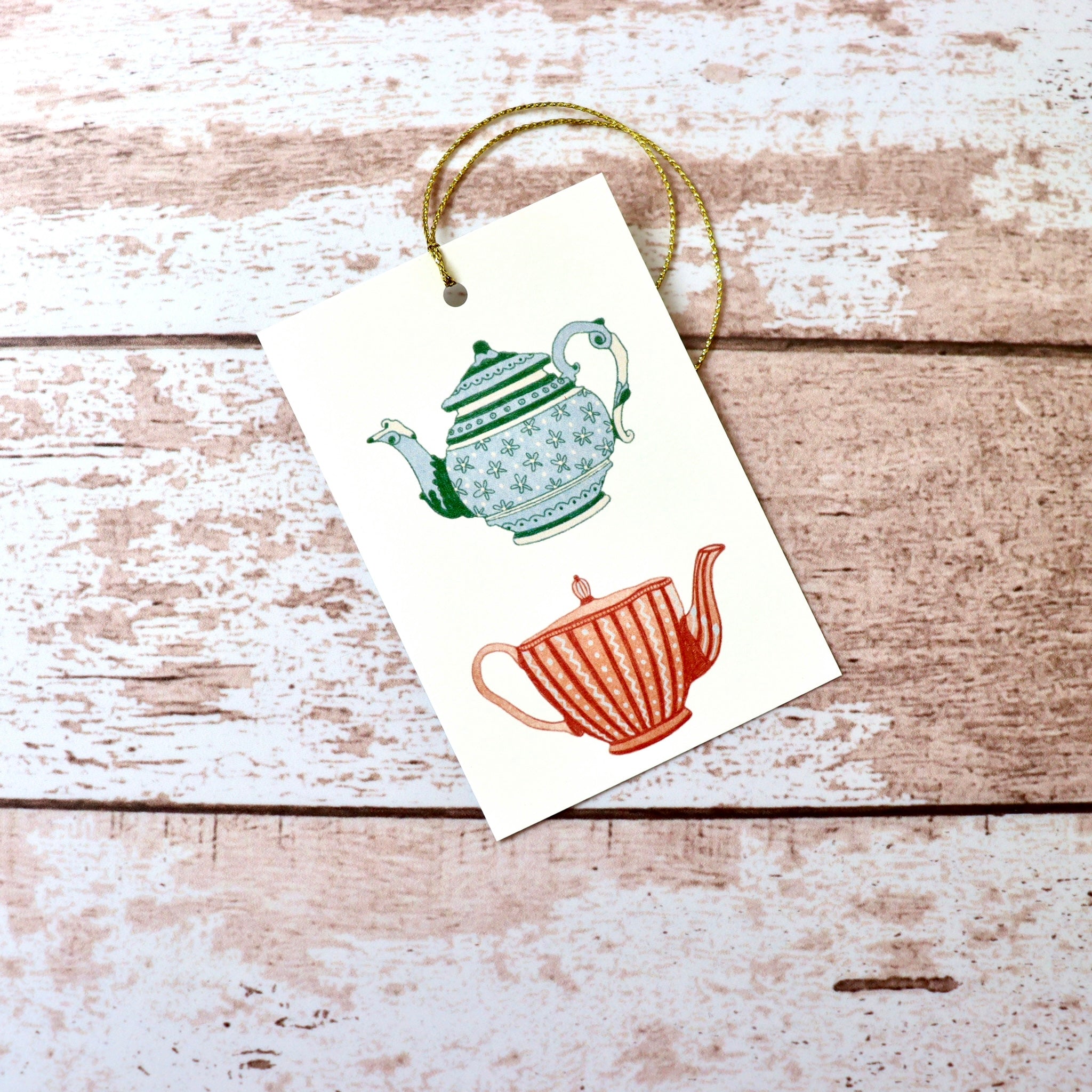 Teapots Gift Tags