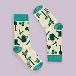 Men’s Cultivate socks with sage accents