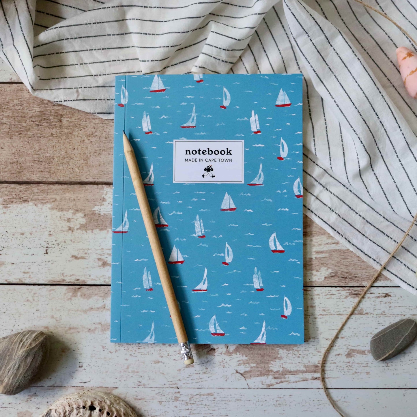 2-pack Sailboat & Plaid Notebooks