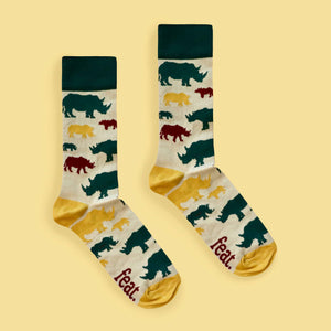 Men’s Milk & Forest Rhino socks