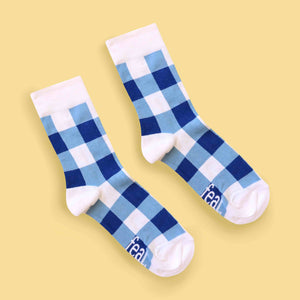 Men’s Blue Plaid socks