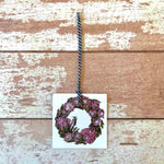 Local Floral Wreath Gift Tags