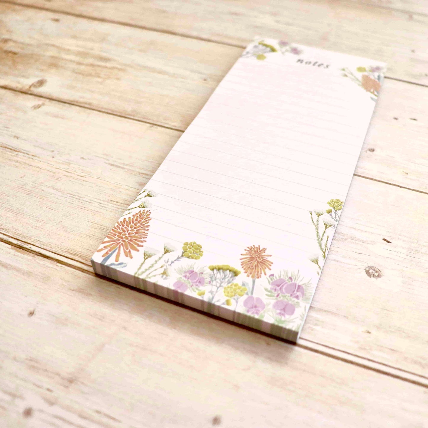 ‘Notes’ Wildflower Magnetic List Pad