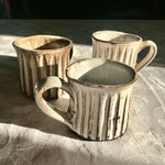 Handmade Fluted Mugs