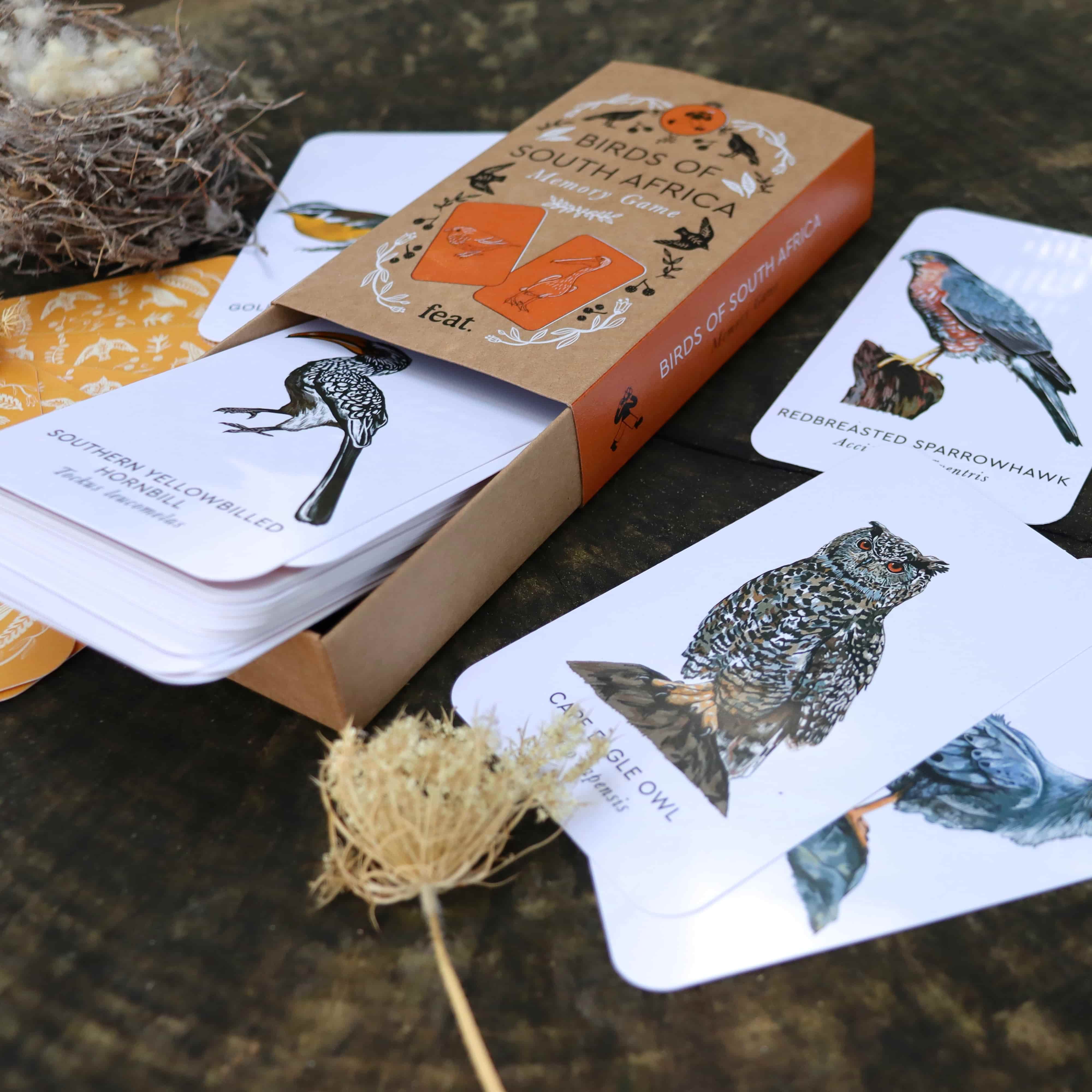 Birds of South Africa Memory Game