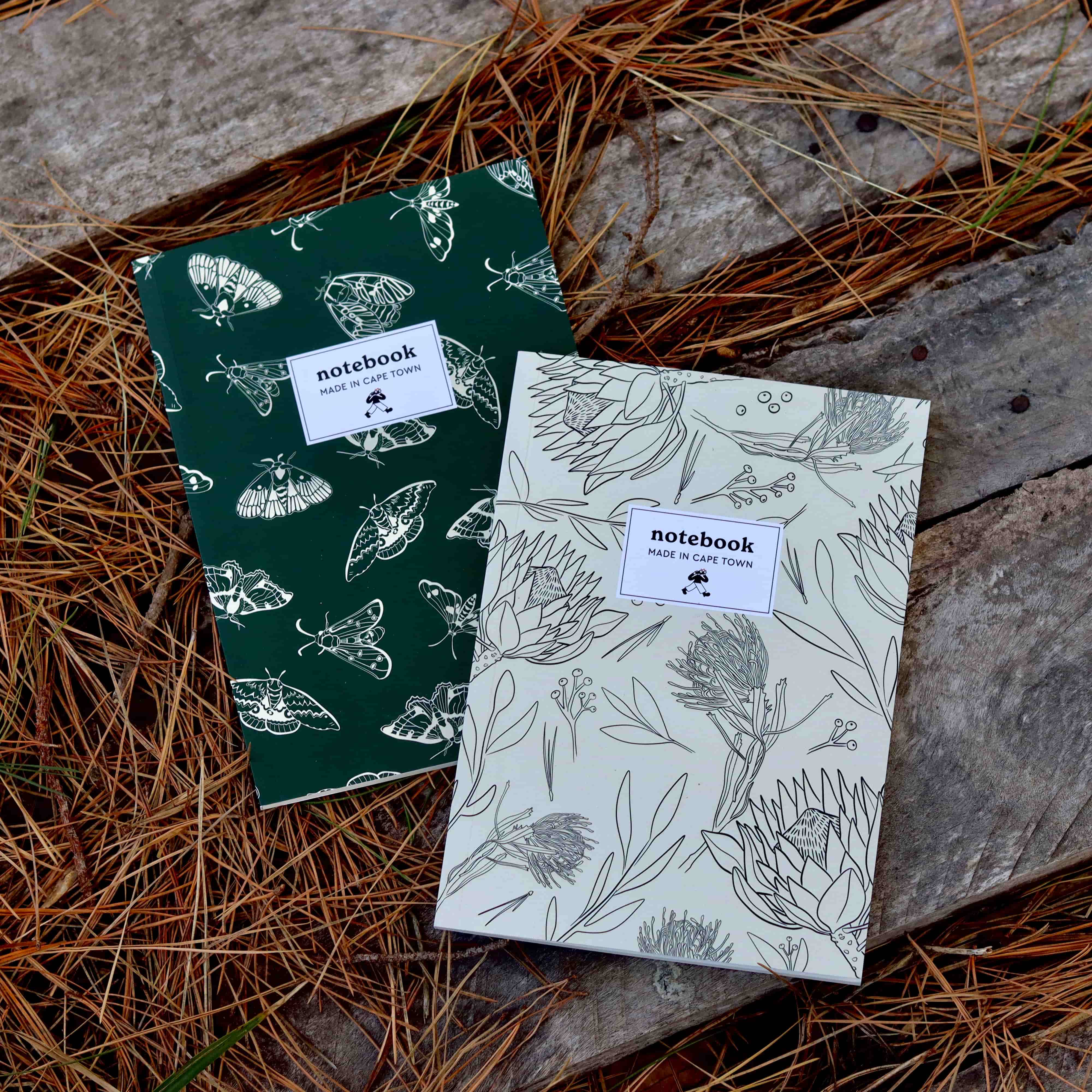 2-pack Moth & Botanical Notebooks