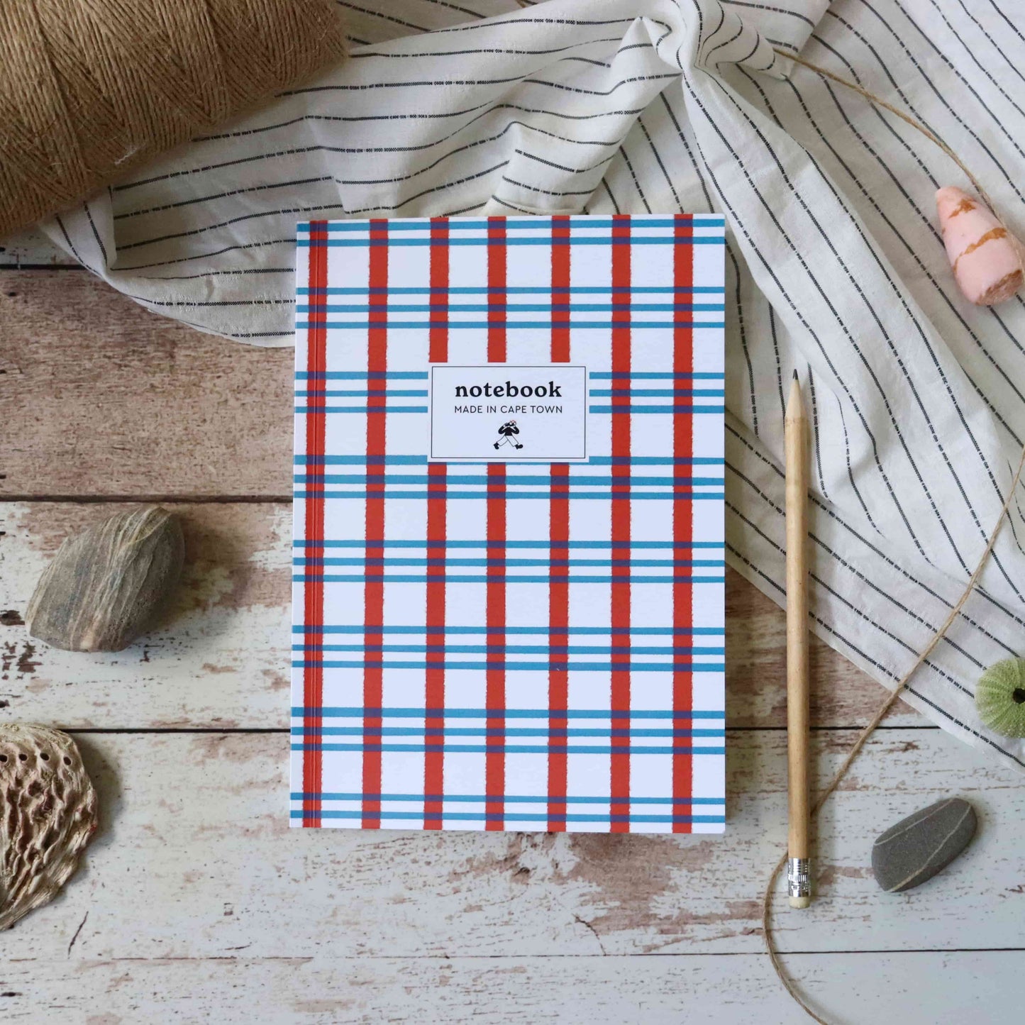 2-pack Sailboat & Plaid Notebooks